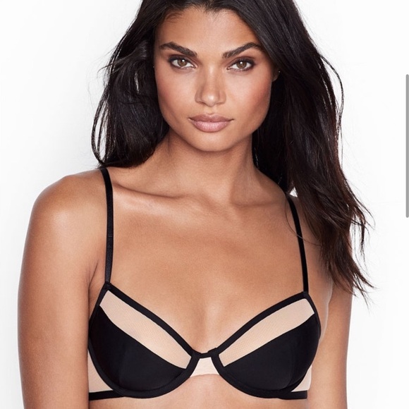 Unlined Mesh Demi Bra💎 - Picture 2 of 6